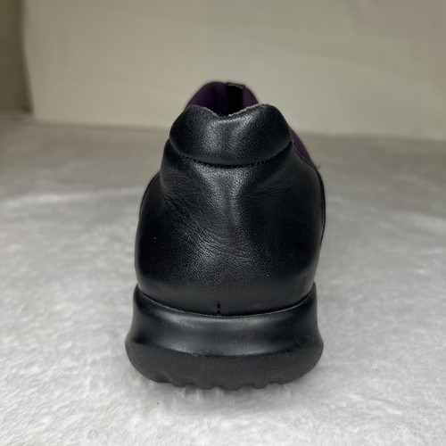 JS Josef Seibel Slip On Mules Oxfords Purple Black Size 40 Woman 9 Leather - Picture 4 of 16