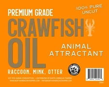 16oz. PURE CRAWFISH OIL Trapping Scent ~ GRADE A QUALITY ~ Lure, Bait, Scent