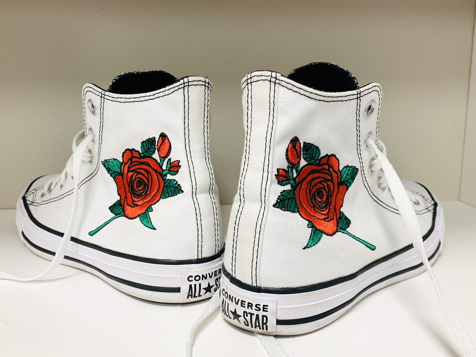 70/80's White Converse Chuck Taylor Hi 