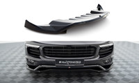 Cup Spoilerlippe Schwarz FüR Porsche Cayenne Mk2 Facelift Frontspoiler Schwert