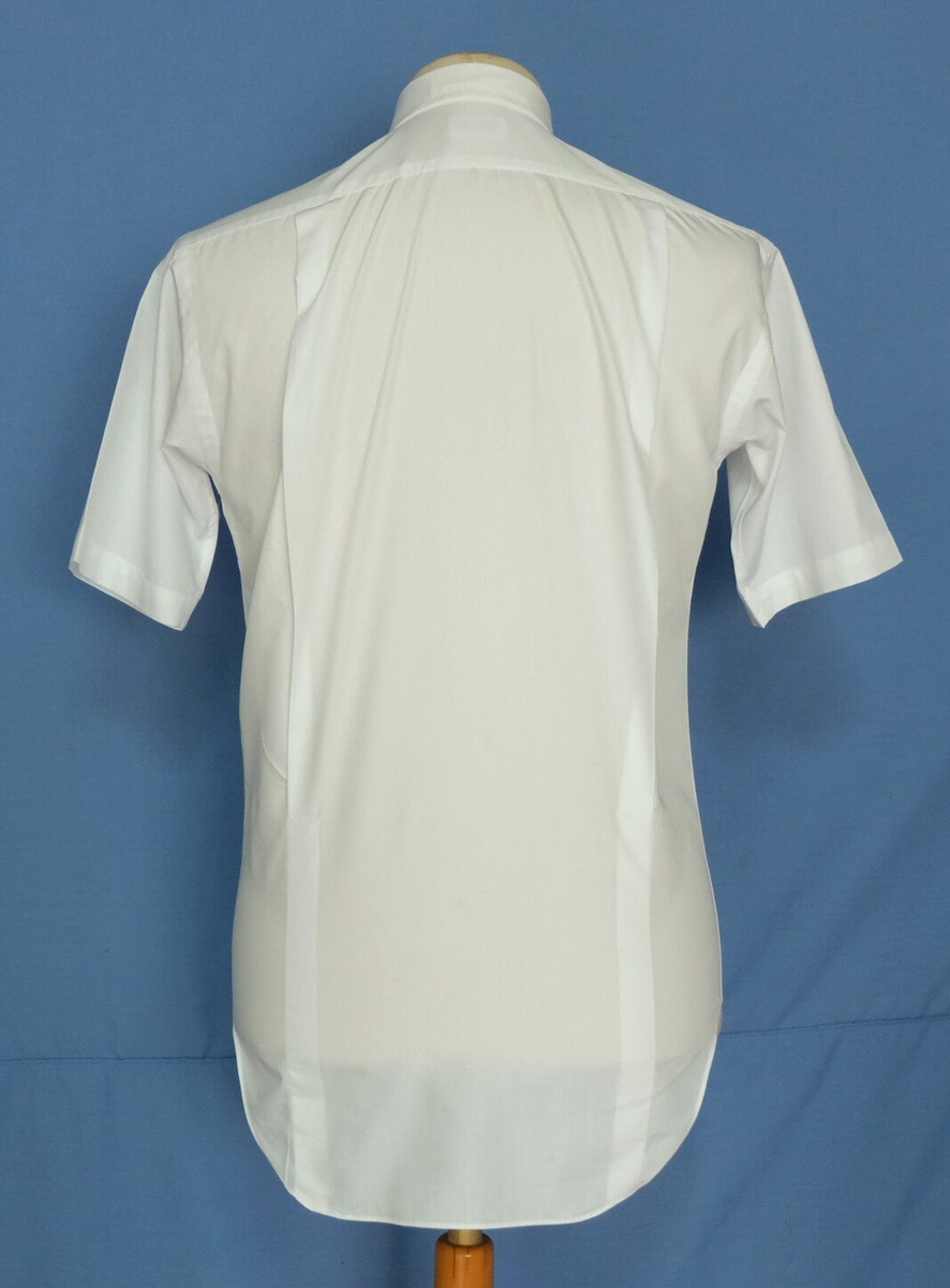 Issey Miyake Design Studio White Cotton Men's Shirt Short