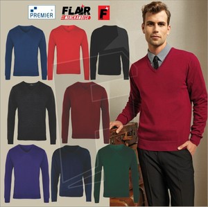 mens acrylic v neck jumpers