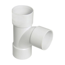 32mm Equal Branch Tee, ABS Solvent Waste Pipe Fitting, Drainage, Plumbing, White