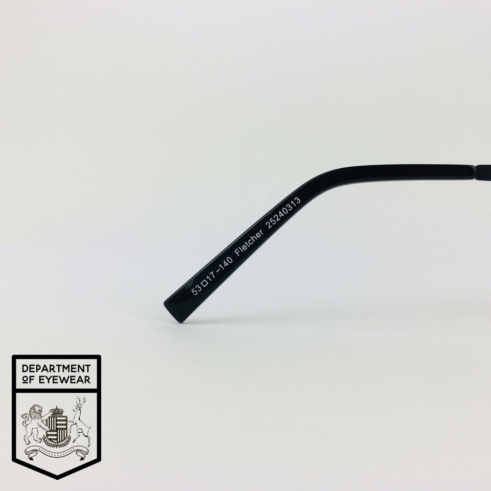 SPECSAVERS eyeglasses MATT BLACK RECTANGLE glasses frame MOD: FLETCHER ...