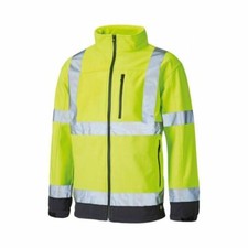 Hi Vis Soft Shell Jacket Premium Work Reflective High Visibility Viz Dickies