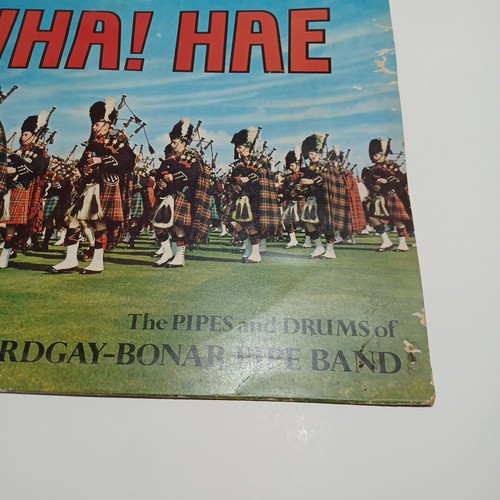 SCOTS WHA! HAE The PIPES and DRUMS THE ARDGAY-BONAR PIPE BAND VINYL RECORD - Picture 4 of 12