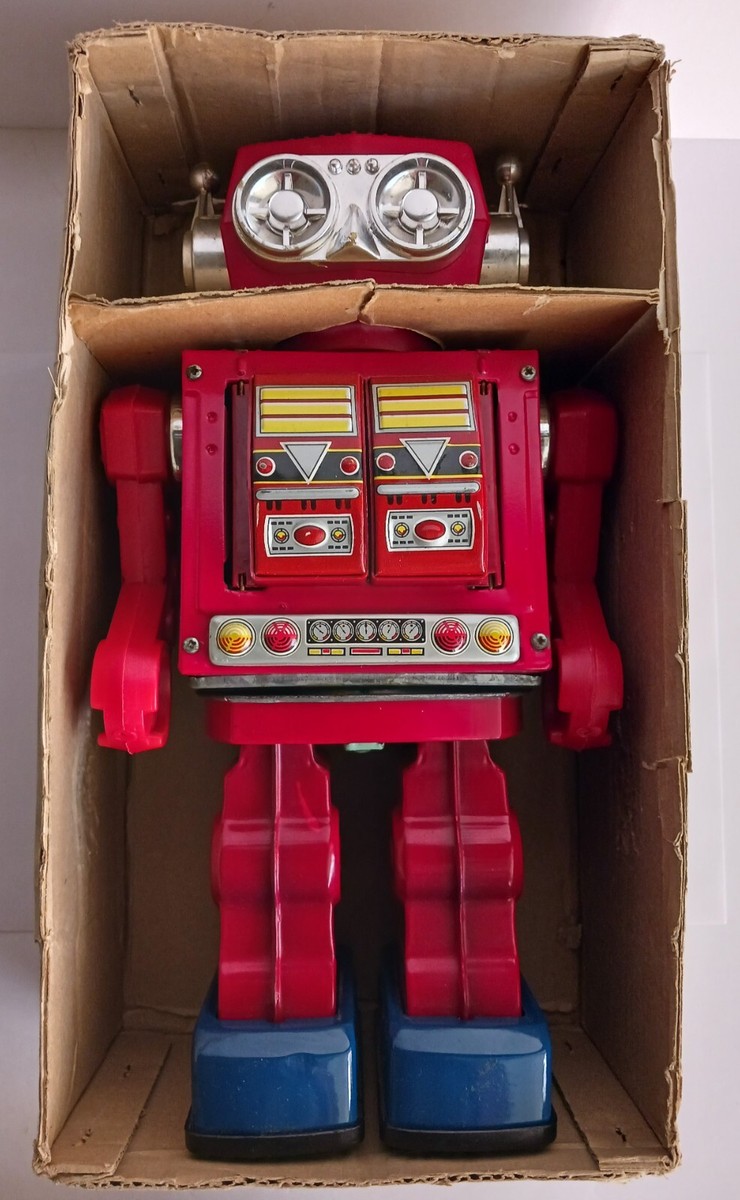 Horikawa Rotate O Matic Super Astronaut Robot Tin Rare Horikawa Rotate O Matic Super Astronaut Robot Tin Rare
