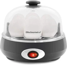 Rapid Egg Cooker 7 Easy-To-Peel, Hard, Medium, Soft Boiled Eggs, Poacher, Omelet
