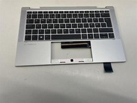 FüR Hp Elitebook X360 1030 G7 M16981-081 Handauflage Oberdeckel Tastatur Danish