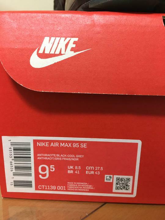 Men 9 5us Nine Nike Air Max 95 Se Day Of The Dead Gem