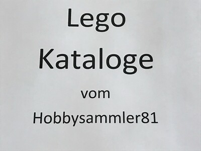Lego Katalog Kataloge Prospekt Neuheiten Ritter Piraten Eisenbahn Technic