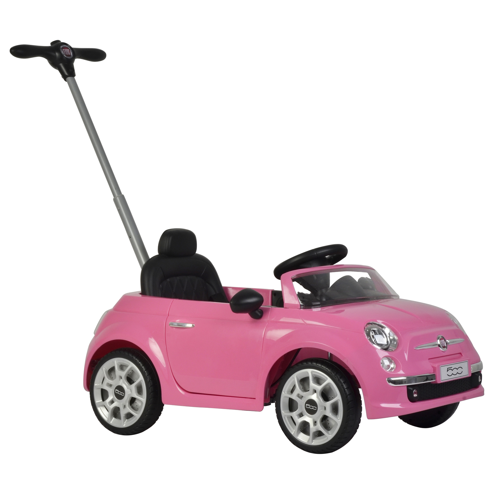 pink fiat 500 ride on