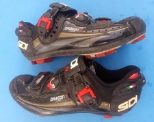 SiDi Dragon 3 carbon SRS mountain 42.5 EU / 8.5 US  mesh MTB 2-bolt Mens shoes
