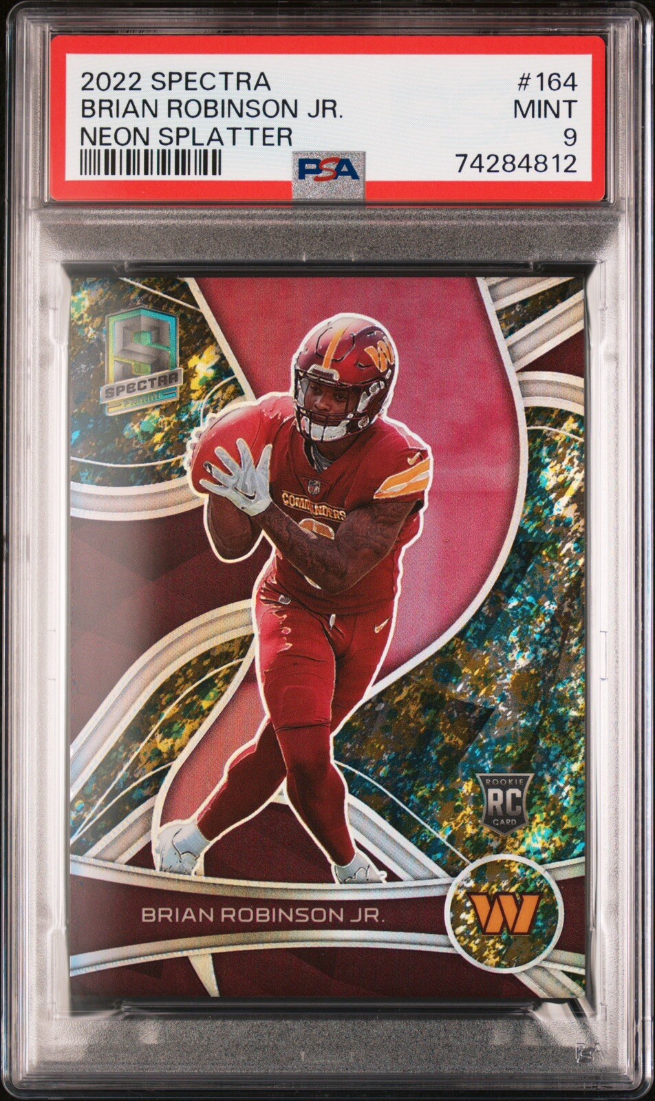 Brian Robinson Jr. Panini Spectra #164 Neon Splatter