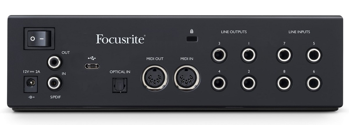 Focusrite Clarett+ 4Pre USB-C Audio Recording Interface JFET