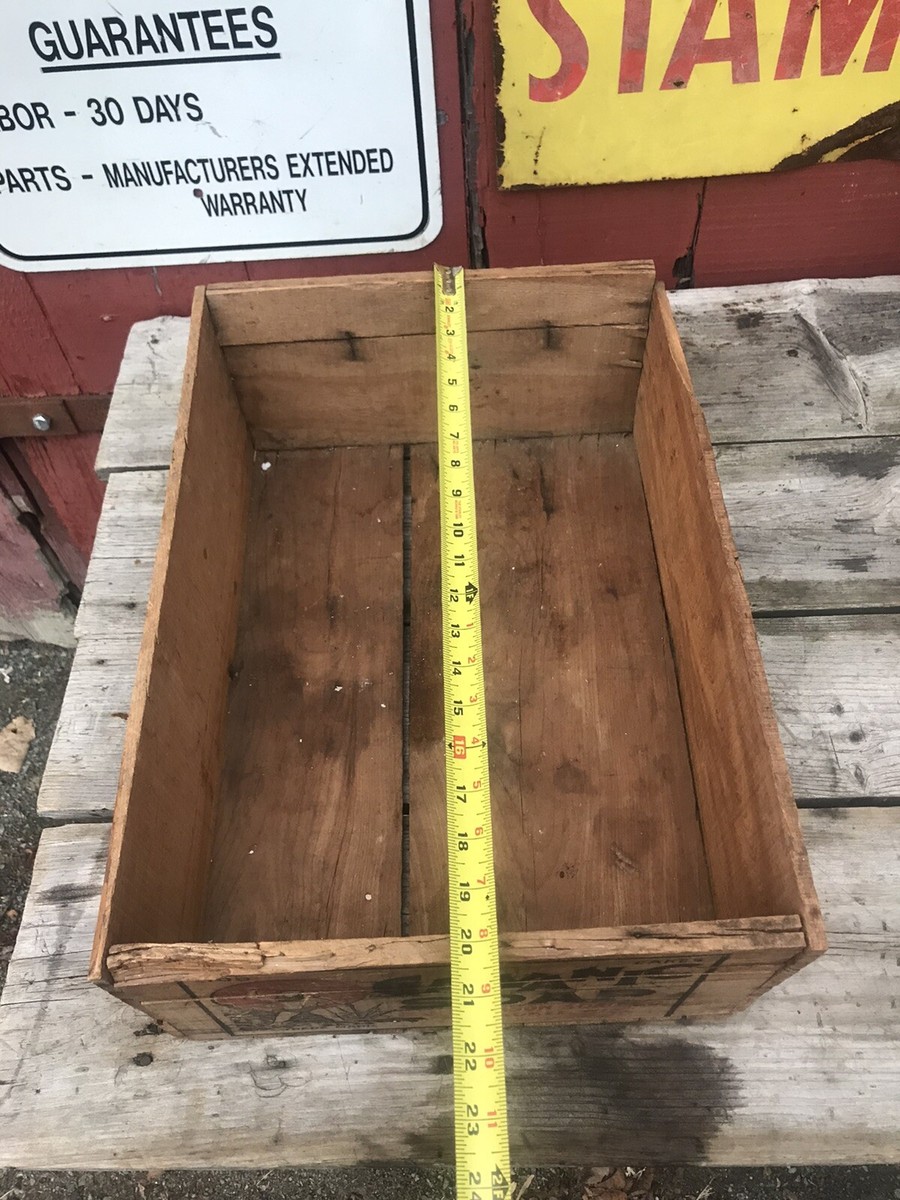 Galvanic Soap Box Crate Antique Rare Country Rustic Primitive