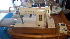 singer portatile macchina da cucito elettrica anni 40