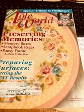 Tole World Feb 2002 Pattern Magazine Preserving Memories Vol 26 Issue 174 Craft