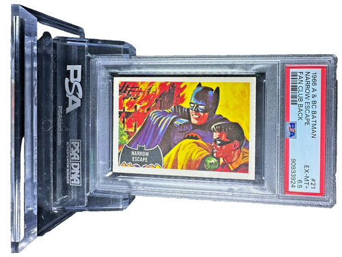 Batman Fan Club Back A&BC 1966 NARROW ESCAPE 1/1 #21 EX-MINT PLUS 6.5-garno PSA - Picture 7 of 7