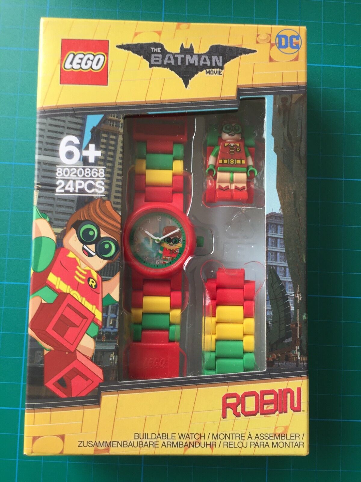 LEGO 8020868 THE BATMAN MOVIE ROBIN BUILDABLE WATCH NEW BOXED Wristwatch |  eBay