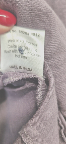 Ewa i Walla dress lagenlook linen cotton Size M oversized pit to pit 22" taupe17 - Picture 14 of 14