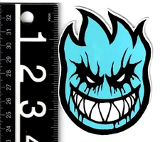 Spitfire Deathmask Sticker 3.75 in x 2.6 in Classic Multicolor Skateboard Decal