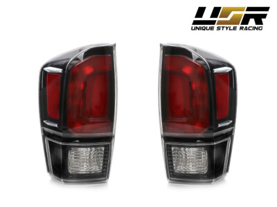 NEW 2020+ Black TRD Pro Rear Tail Light Pair Plug&Play For 2016