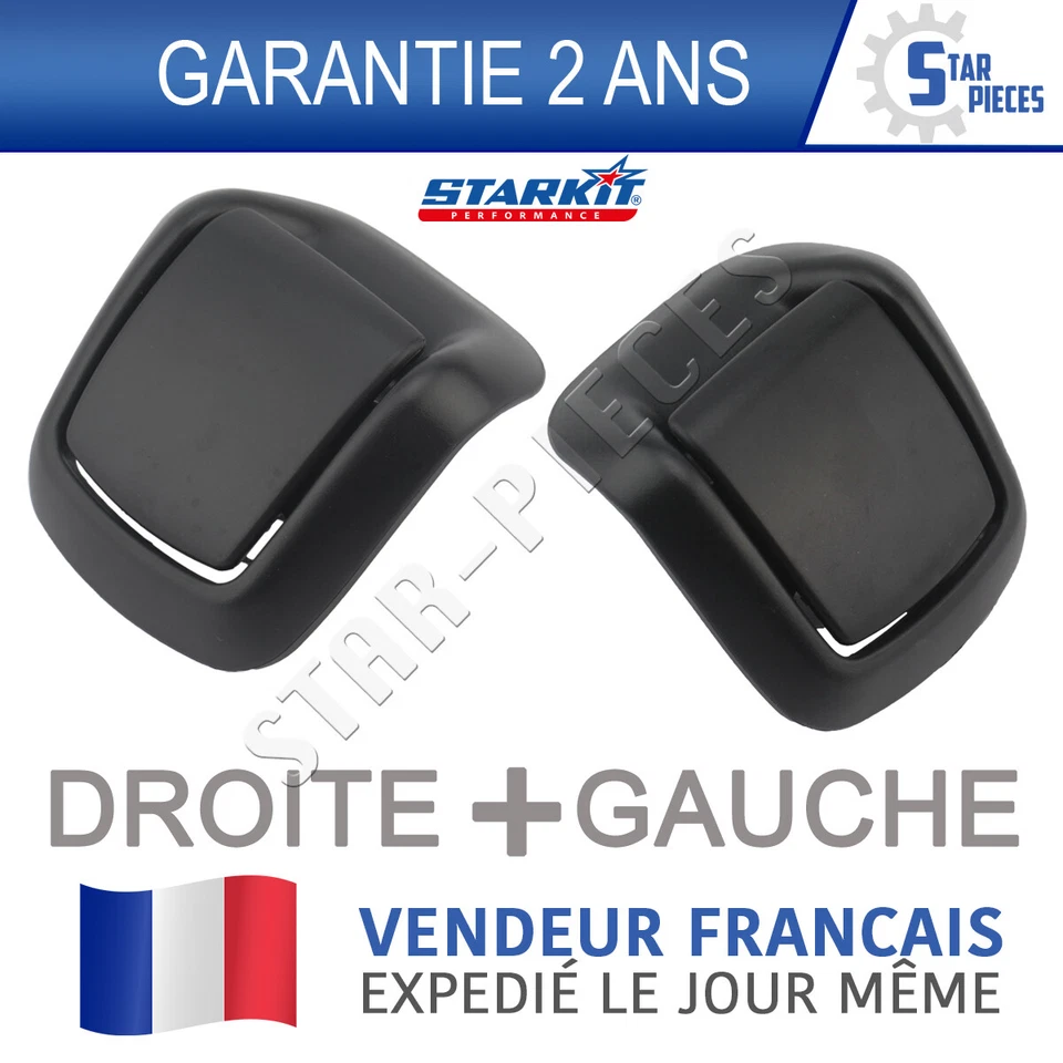 KIT 2 POIGNEE DE SIEGE INCLINABLE AVANT GAUCHE + DROIT FORD FIESTA 02-08 - Photo 2/2