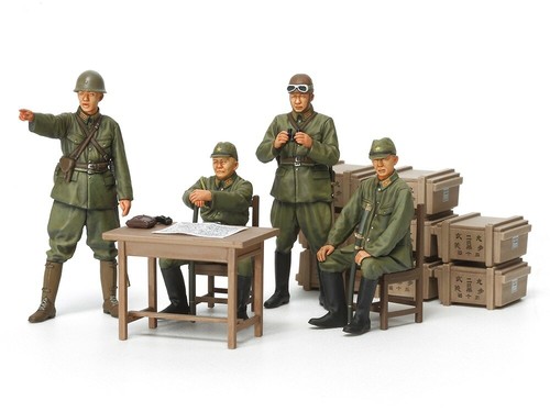 JUEGO DE OFICIALES DEL EJÉRCITO JAPONÉS ESCALA 1/35 Tamiya Miniatura Militar 35341 - Imagen 2 de 5