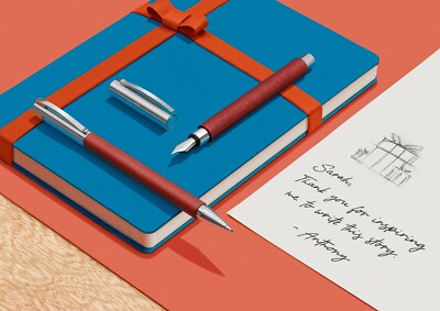 Faber-Castell Ambition Birnbaum Füllhalter / Tintenroller / Kugelschreiber NEU