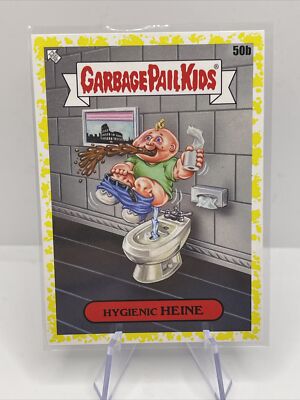 Garbage Pail Kids Go On Vacation YELLOW PHLEGM PARALLEL 50B  HYGENIC HEINE