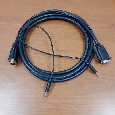 VGA Cable With Audio...10 Feet...VPR1211-10AM...NEW!