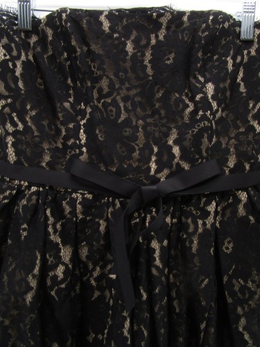 Robert Rodriguez Dress Women 10 Black For Target Lace Crochet Fit Flare Mini NEW - Picture 2 of 13