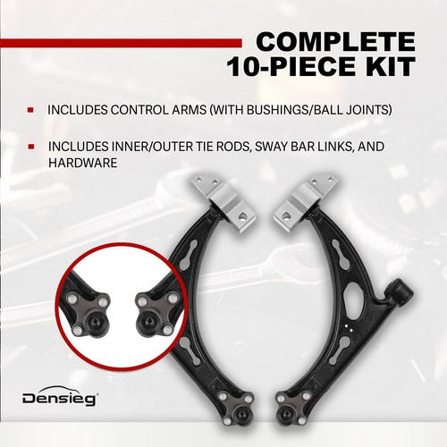 Juego de brazo de suspensión delantero Densieg para VW Golf Plus Touran Audi A3 Skoda Seat 03-17 - Imagen 4 de 8