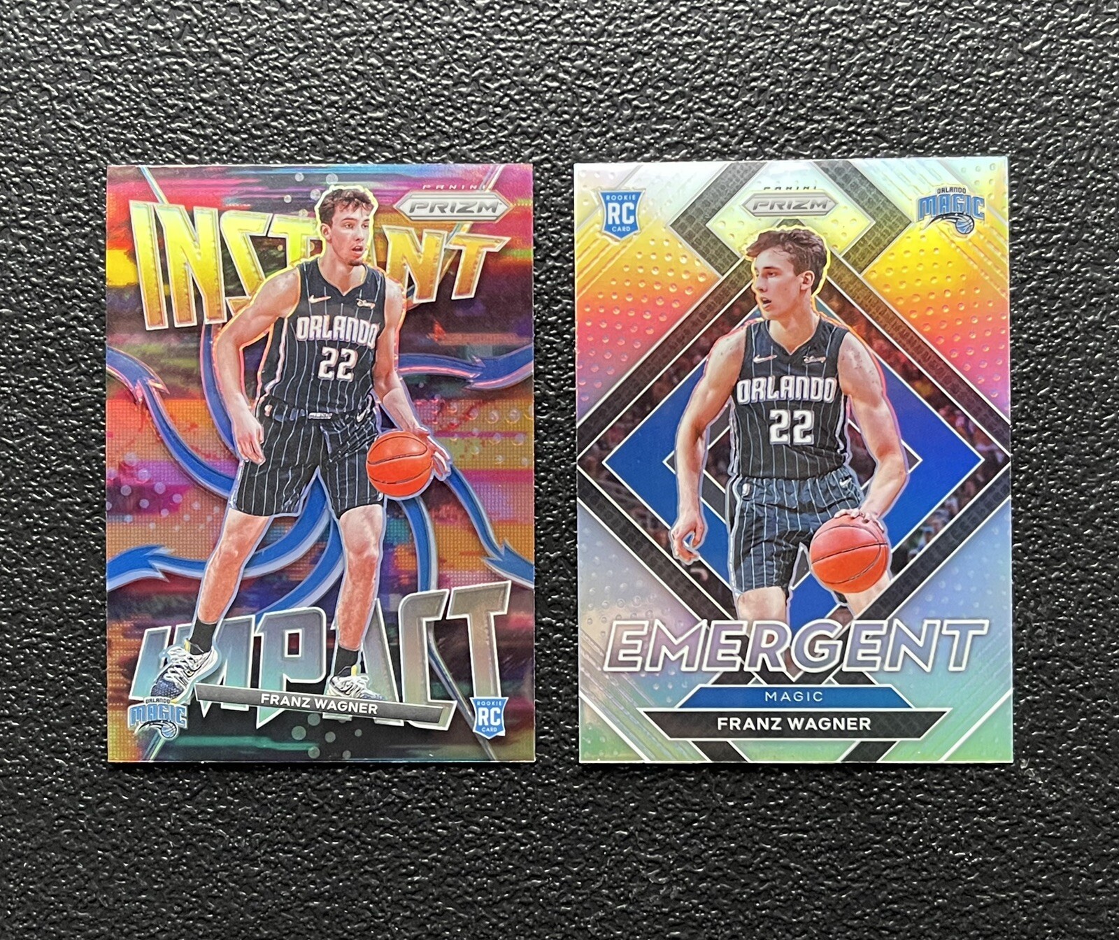 2021 Panini Prizm FRANZ WAGNER Rookie Silver Instant Impact & Emergent RC *Magic