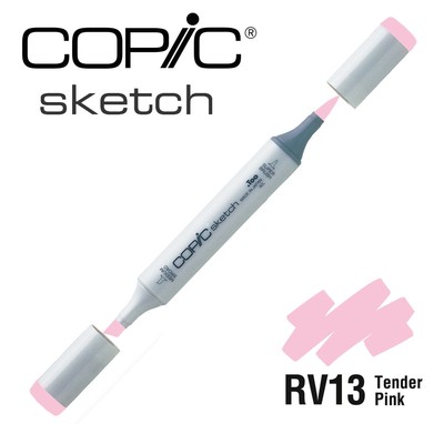 Marqueur à l'alcool Copic Sketch RV13 Tender Pink