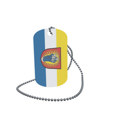 Dog Tag Flag Bunting Aub Dog Tag Aluminium 30 x 50mm