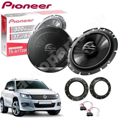 Kit 2 Haut-Parleurs Pioneer TS-G1720F Avant Volkswagen Tiguan Depuis 2007 - Photo 1/4