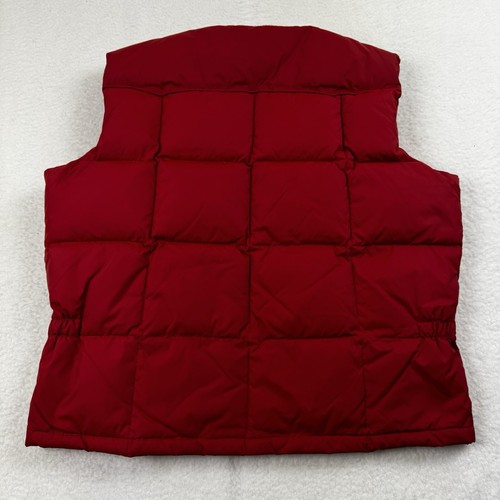 Schott Down Vest Men’s XL Red Duck Down Nylon Duck Feathers Lucky Brand - Picture 7 of 7