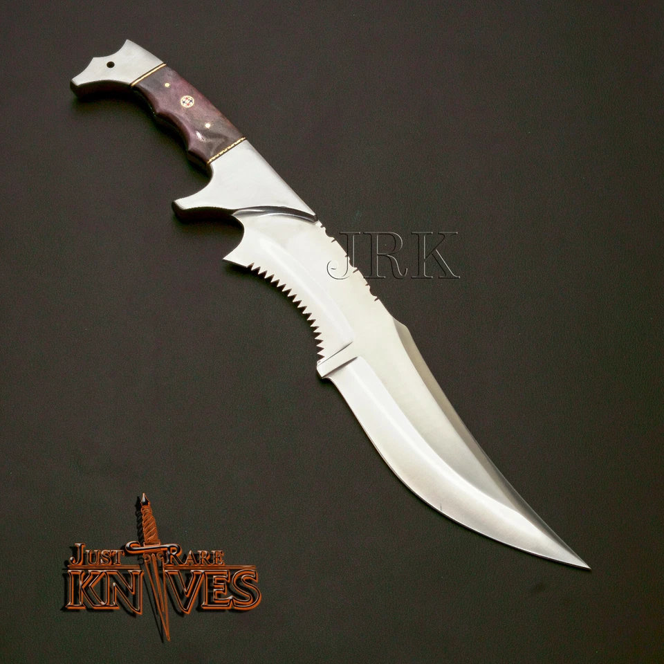 17英寸FANCY BOWIE定制D2工具钢刀片,战术防护战斗刀 — 第 4/4 张图片