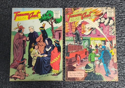 TREASURE COFRE VOL 13 (LOTE DE 17 NÚMEROS) (EN MUY BUEN ESTADO) RARO EDAD DE ORO/1958 - Imagen 9 de 19