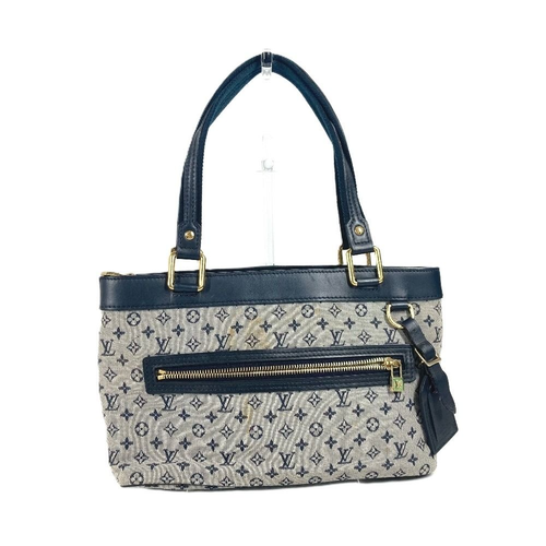 LOUIS VUITTON M92676 Monogram Mini Lin Lucille Shoulder Tote Bag Auth Used Good
