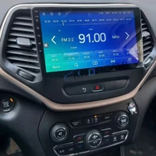 Apple CarPlay For 2015-2018 Jeep Cherokee Car Stereo Radio GPS Wifi +backup Cam