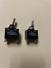 QTY 2 ~ NKK, ON-OFF TOGGLE SWITCHES  WT-11, 10A 120V Environmentally Sealed