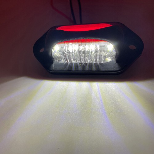 Car Truck Trailer Universal LED License Plate Light Number Plate Lamp 12V 2R2 - Picture 8 of 9