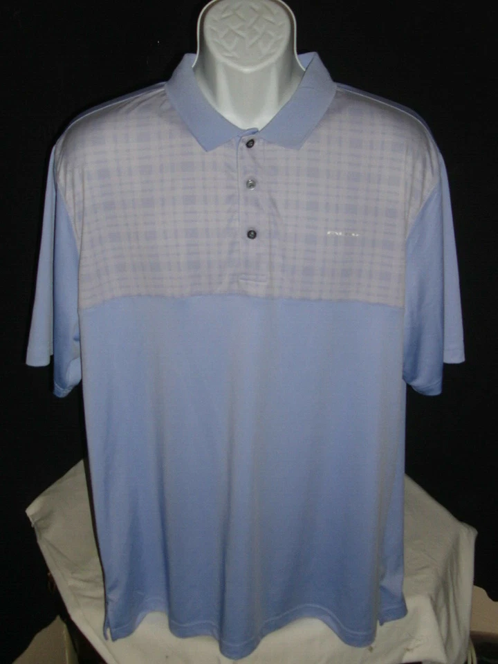 LOT-10 CALLAWAY-8, FALDO-1, TURTLESON-1 POLYESTER S/S POLO SHIRTS W/LOGOS SZ XL - Image 2 of 4