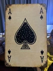 Vintage Inspired Retro Vintage Tin Sign #99 Ace Of Spades Playing Card