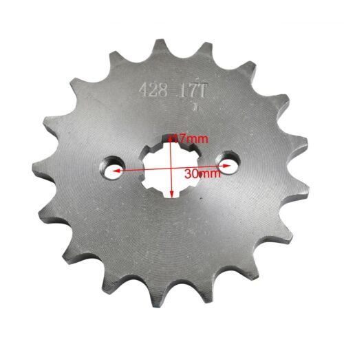 Front Engine Sprocket 17mm Shaft Fit 420 428 Chain ATV Pit Bike Taotao Coolster - 第 5/9 張圖片