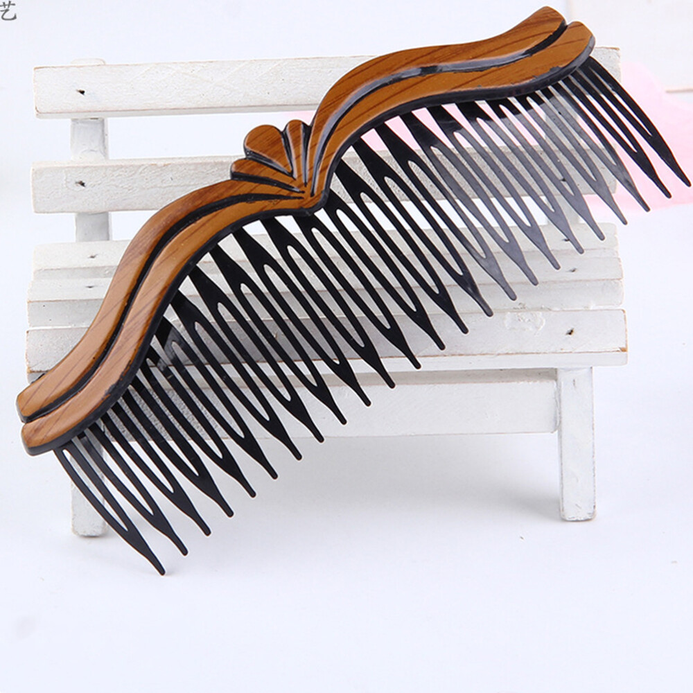 8Pcs french comb wood hair comb pin hair fork accessories Inserted Comb eBay