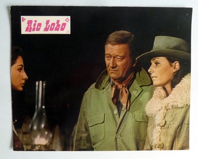 JOHN WAYNE * RIO LOBO - AUSHANGFOTO #G German Lobby Card CHRIS MITCHUM ´72